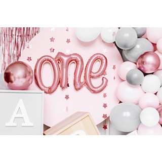 One Folieballon Rosaguld