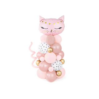 Kat Ballonfigur Lyserød