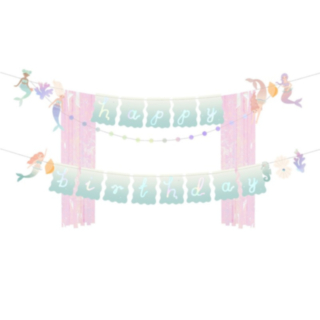 Havfrue Happy Birthday Banner
