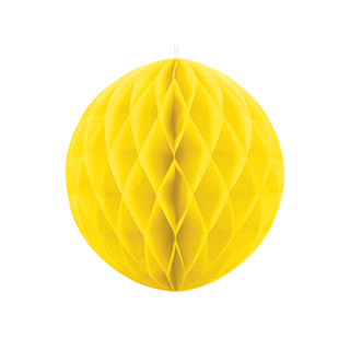 Honeycomb Papirskugle Mørk Gul