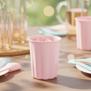 Pastel Plastikkurs Lyserød