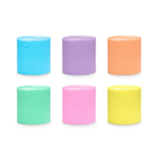 Crepe Ruller Pastel Regnbue