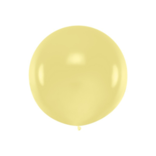 Stor Rund Ballon Gul