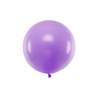 Stor Rund Ballon Pastel Lilla