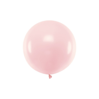 Stor Rund Ballon Lyserød
