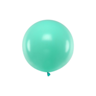 Stor Rund Ballon Pastel Mintgrøn