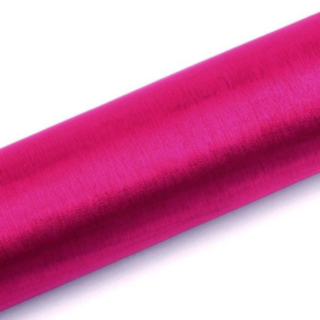 Organza Stofrulle Hot Pink