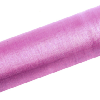 Organza Stofrulle Pink