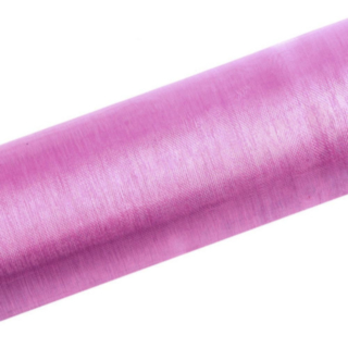 Organza Stofrulle Pink