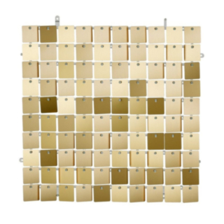 Vægpanel Mat Guld