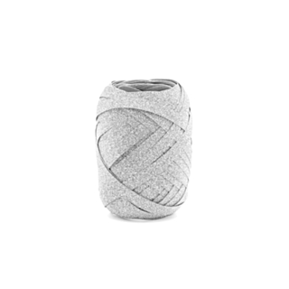 Gavebånd Glitter Sølv