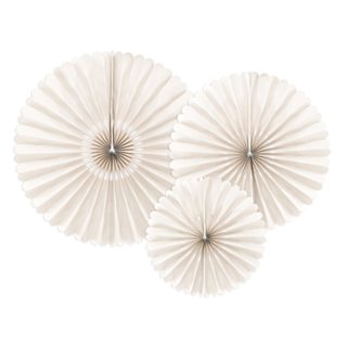 Dekorative Vifter Beige