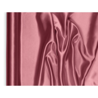 Satin Stof Bordløber Dark Pink