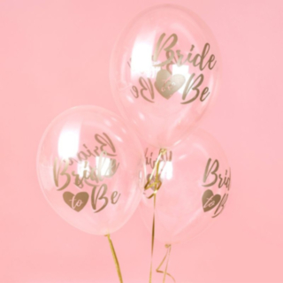 Bride To Be Balloner Guld