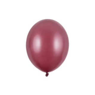 Latexballoner Metallic Maroon