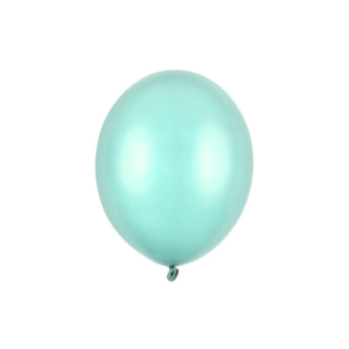 Latexballoner Metallic Mint Green