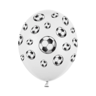 Fodbold Balloner Pastel Hvid