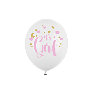 It's A Girl Balloner Lyserød