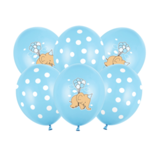 Elefant Balloner Lyseblå