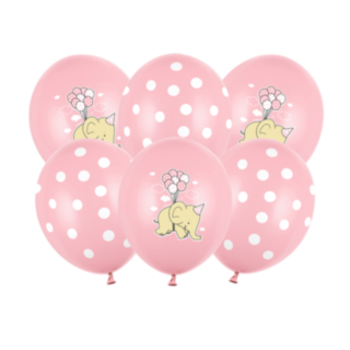 Elefant Balloner Lyserød