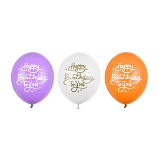 Happy Birthday To You Ballon Mix