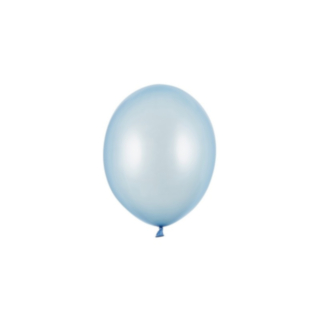 Små Balloner Metallic Baby Blue