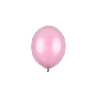 Små Balloner Metallic Candy Pink