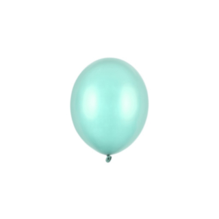 Små Balloner Metallic Mint Green