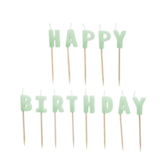 Happy Birthday Kagelys Grøn