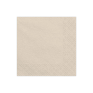 Servietter Beige