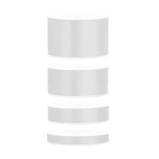 Satinbånd Sølv