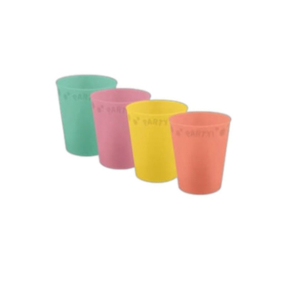 Genanvendelige Plastkrus Pastel