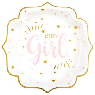 Baby Girl Paptallerkener