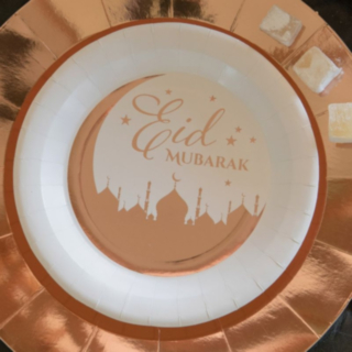 Eid Mubarak Tallerkener