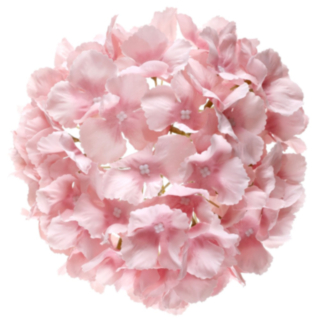 Kunstig Hortensia Blomsterhoved Lyserød