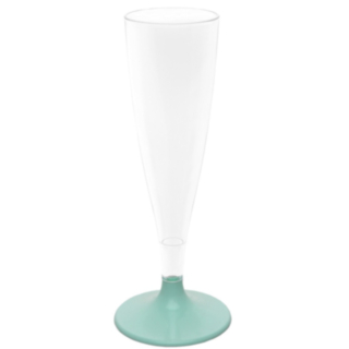 Plast Champagneglas Mintgrøn