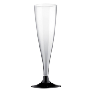 Tynde Champagneglas Sort
