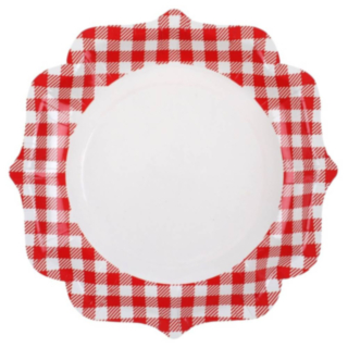 Ternede Picnic Paptallerkener