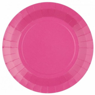 Paptallerkener Pink