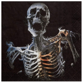 Horror Skelet Servietter