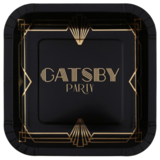 Gatsby Party Paptallerkener