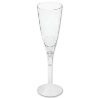 Flute Plast Champagneglas Transparent