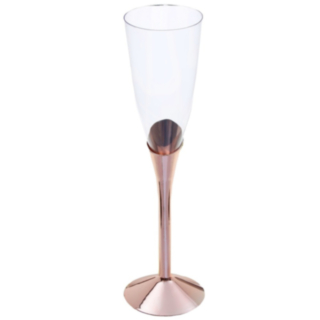 Flute Skrå Champagneglas Rosaguld