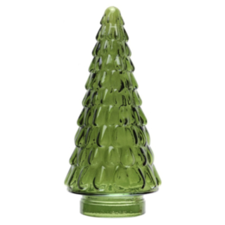 Glas Juletræ Grøn