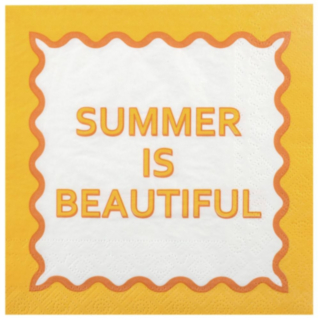 Summer Vibes Servietter Gul