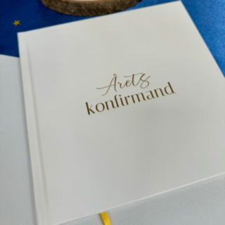 Konfirmation Gæstebog Kunstlæder