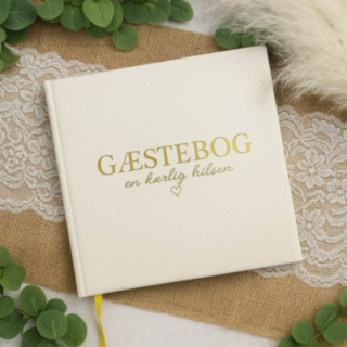 Gæstebog En Kærlig Hilsen Hvid