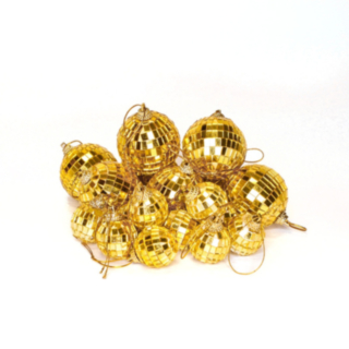 Diskokugler Guld 3-5 cm