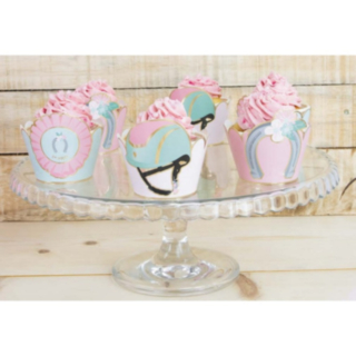 Heste Ridesport Cupcake Wrappers