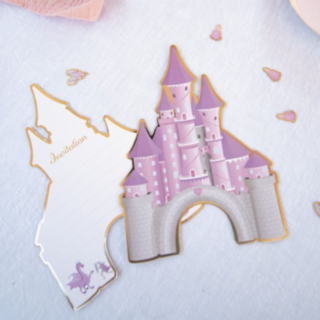 Prinsesseslot Invitationer